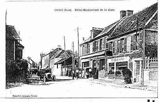 Ville de GASNY Carte postale ancienne