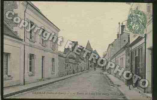 Ville de GENILLE Carte postale ancienne