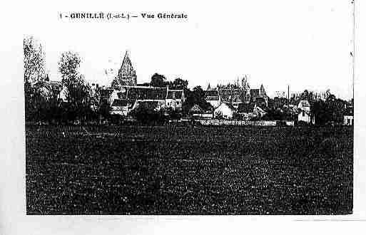 Ville de GENILLE Carte postale ancienne