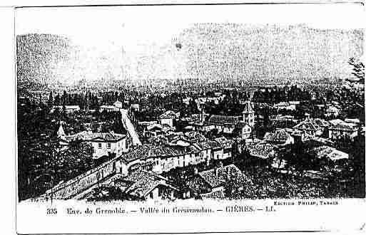 Ville de GIERES Carte postale ancienne