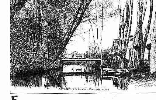 Ville de GIVERNY Carte postale ancienne