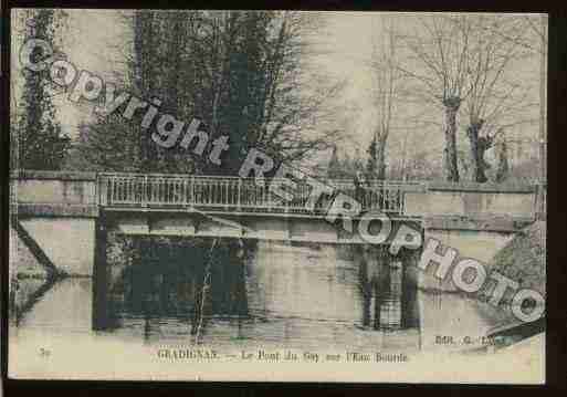 Ville de GRADIGNAN Carte postale ancienne