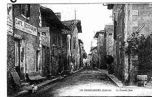 Ville de GRANDSERRE(LE) Carte postale ancienne