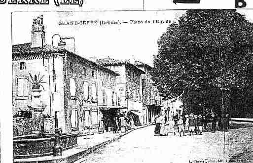 Ville de GRANDSERRE(LE) Carte postale ancienne