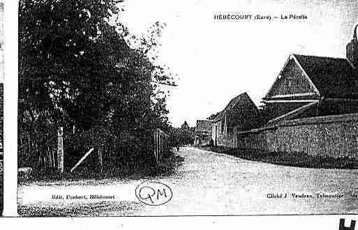 Ville de HEBECOURT Carte postale ancienne