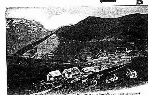 Ville de HUEZ Carte postale ancienne