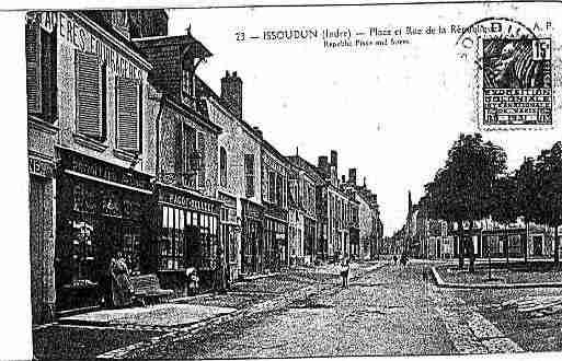 Ville de ISSOUDUN Carte postale ancienne