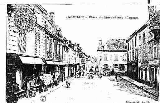 Ville de JANVILLE Carte postale ancienne