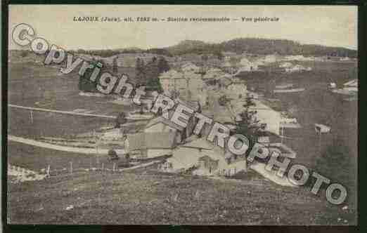 Ville de LAJOUX Carte postale ancienne