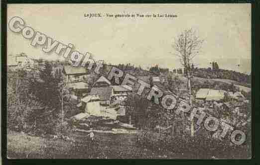 Ville de LAJOUX Carte postale ancienne