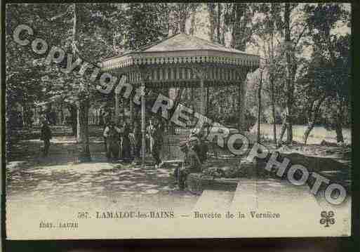 Ville de LAMALOULESBAINS Carte postale ancienne