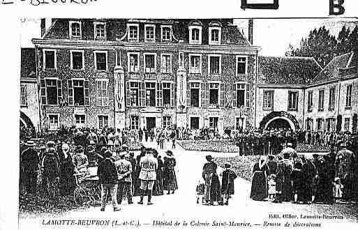 Ville de LAMOTTEBEUVRON Carte postale ancienne