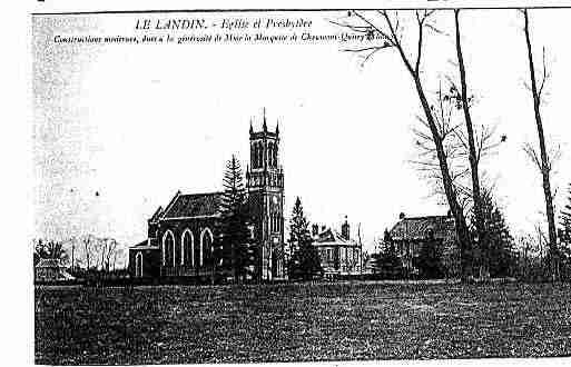 Ville de LANDIN(LE) Carte postale ancienne