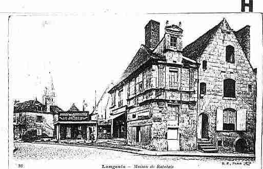 Ville de LANGEAIS Carte postale ancienne