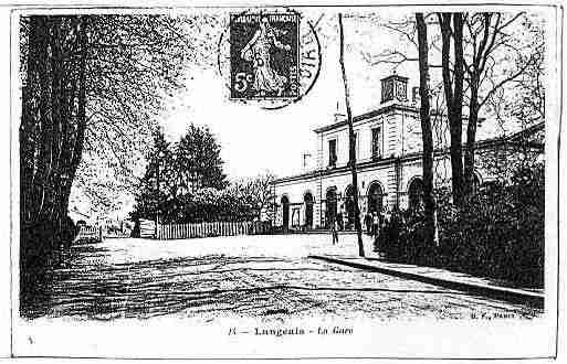 Ville de LANGEAIS Carte postale ancienne