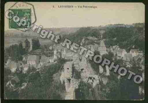 Ville de LAVARDIN Carte postale ancienne