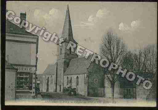 Ville de LIGNIERESDETOURAINE Carte postale ancienne