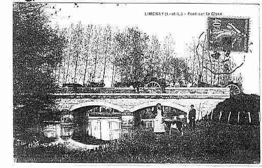 Ville de LIMERAY Carte postale ancienne