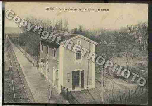 Ville de LIVRONSURDROME Carte postale ancienne