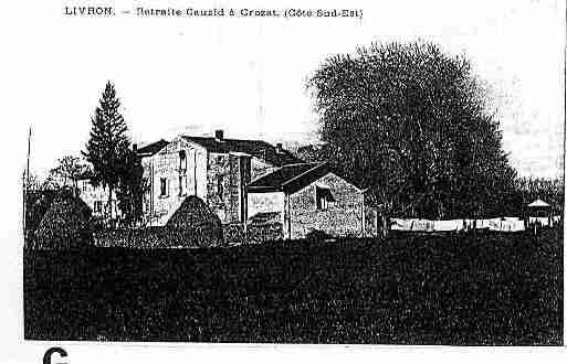 Ville de LIVRONSURDROME Carte postale ancienne