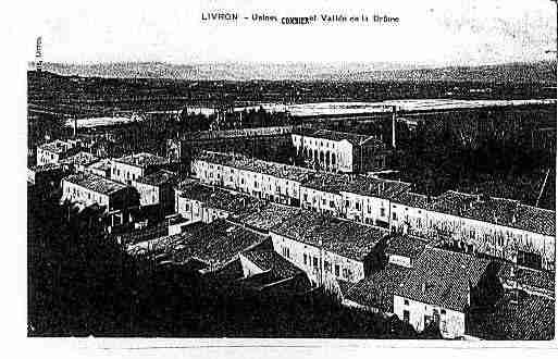 Ville de LIVRONSURDROME Carte postale ancienne