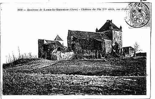 Ville de LONSLESAUNIER Carte postale ancienne
