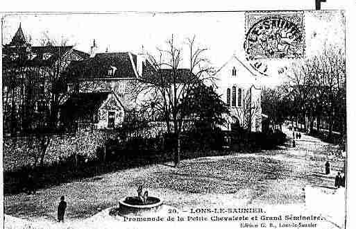 Ville de LONSLESAUNIER Carte postale ancienne