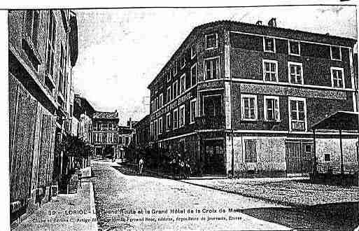 Ville de LORIOLSURDROME Carte postale ancienne