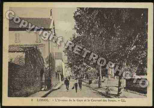 Ville de LORIOLSURDROME Carte postale ancienne