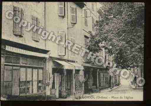 Ville de LORIOLSURDROME Carte postale ancienne