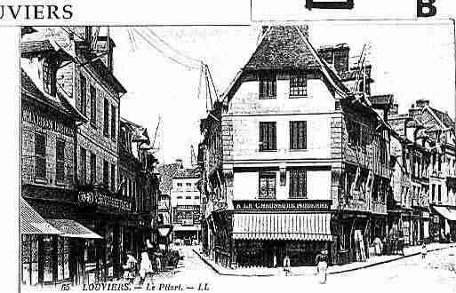 Ville de LOUVIERS Carte postale ancienne