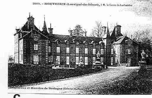 Ville de LOUVIGNEDUDESERT Carte postale ancienne