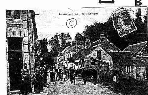 Ville de LUNAY Carte postale ancienne