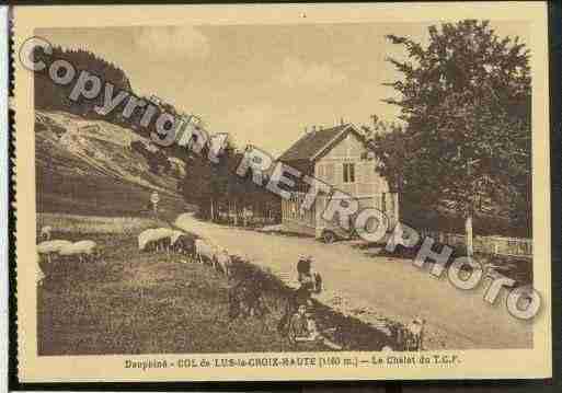 Ville de LUSLACROIXHAUTE Carte postale ancienne