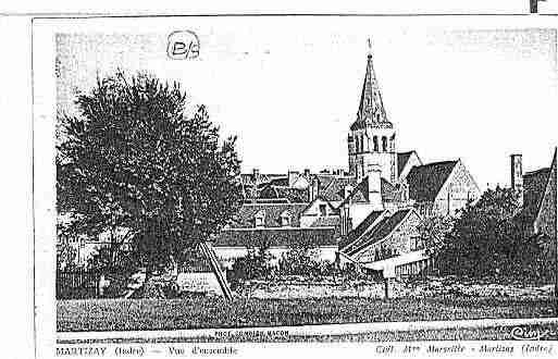 Ville de MARTIZAY Carte postale ancienne