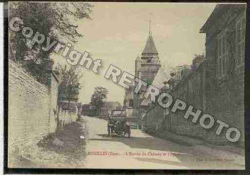 Ville de MENILLES Carte postale ancienne