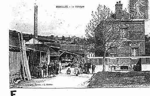 Ville de MENILLES Carte postale ancienne