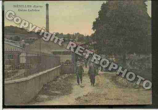 Ville de MENILLES Carte postale ancienne