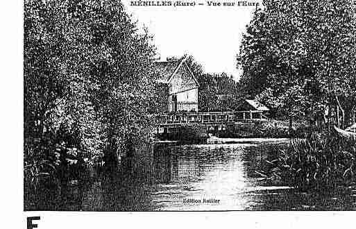 Ville de MENILLES Carte postale ancienne