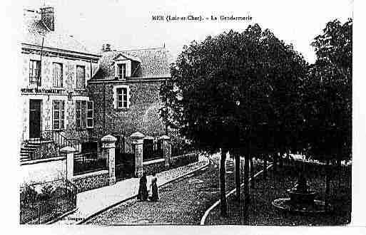 Ville de MER Carte postale ancienne