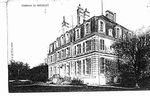 Ville de MESLAY Carte postale ancienne