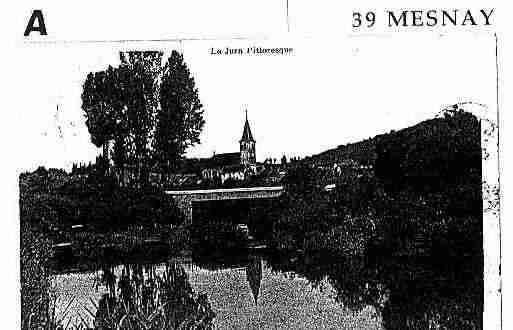 Ville de MESNAY Carte postale ancienne