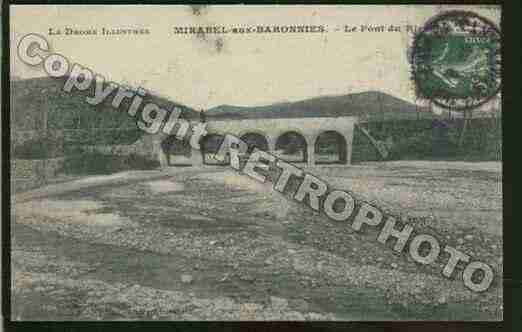 Ville de MIRABELAUXBARONNIES Carte postale ancienne