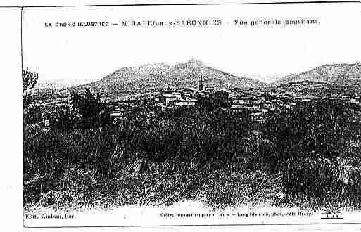 Ville de MIRABELAUXBARONNIES Carte postale ancienne