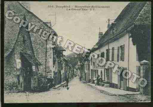 Ville de MONESTIERDECLERMONT Carte postale ancienne