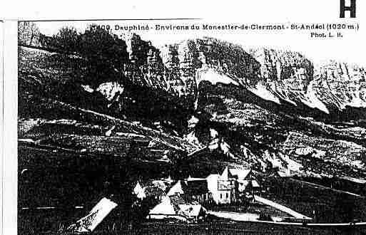 Ville de MONESTIERDECLERMONT Carte postale ancienne