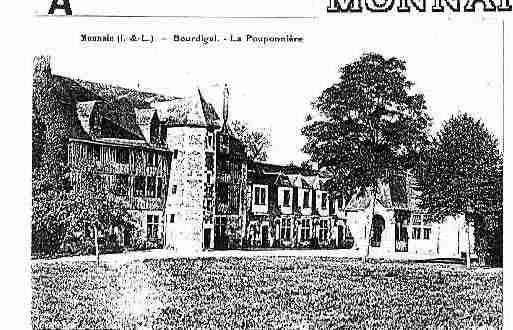 Ville de MONNAIE Carte postale ancienne