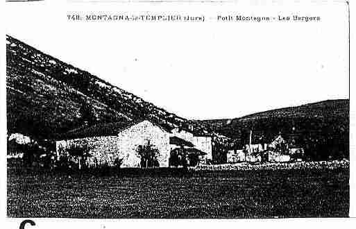 Ville de MONTAGNALETEMPLIER Carte postale ancienne