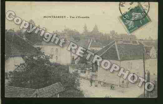 Ville de MONTBARREY Carte postale ancienne