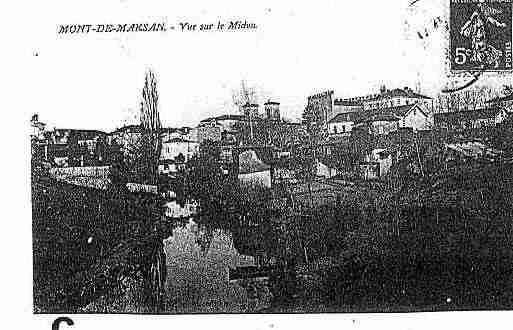 Ville de MONTDEMARSAN Carte postale ancienne